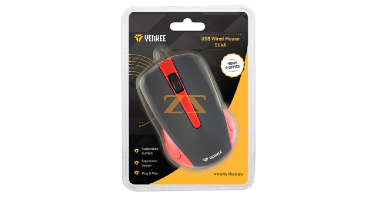 Yenkee USB Wired Mouse YMS1015 RD